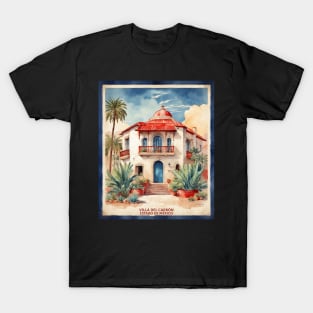 Villa del Carbon Estado de Mexico Vintage Tourism Travel Retro T-Shirt